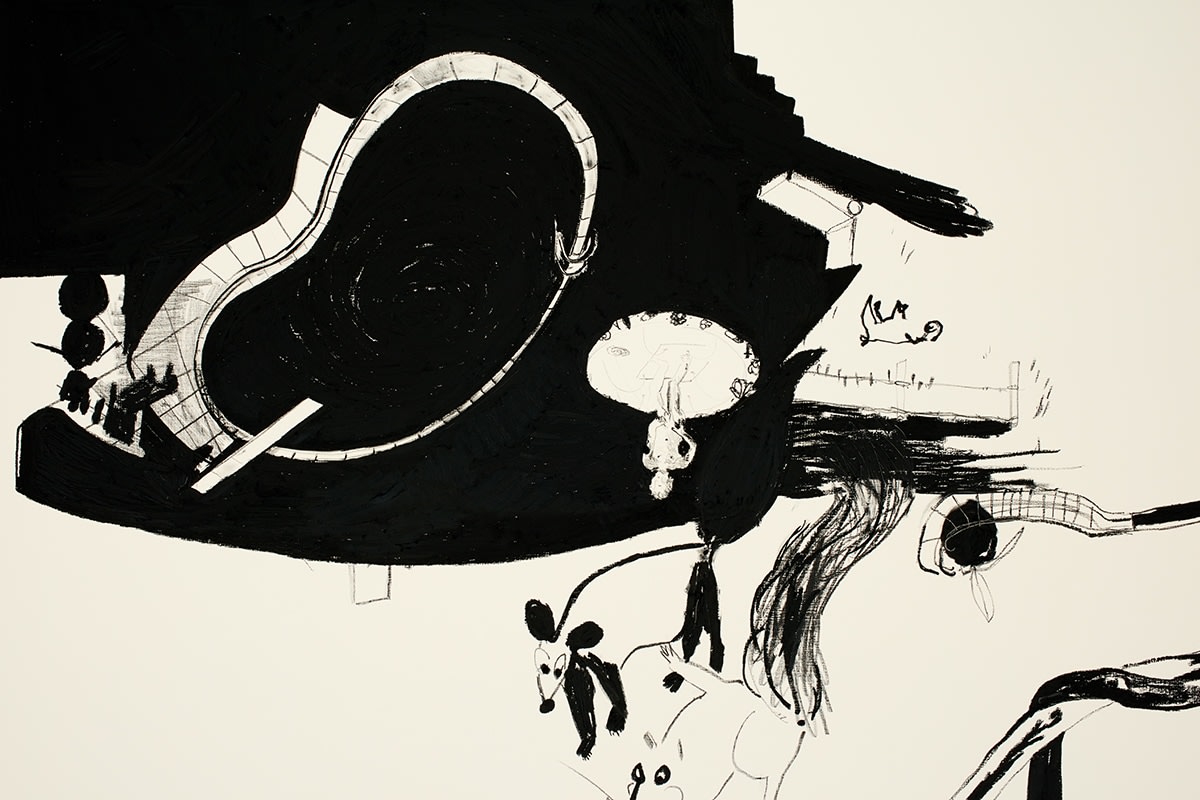 Calvin Marcus Automatic Drawing #6, 2015