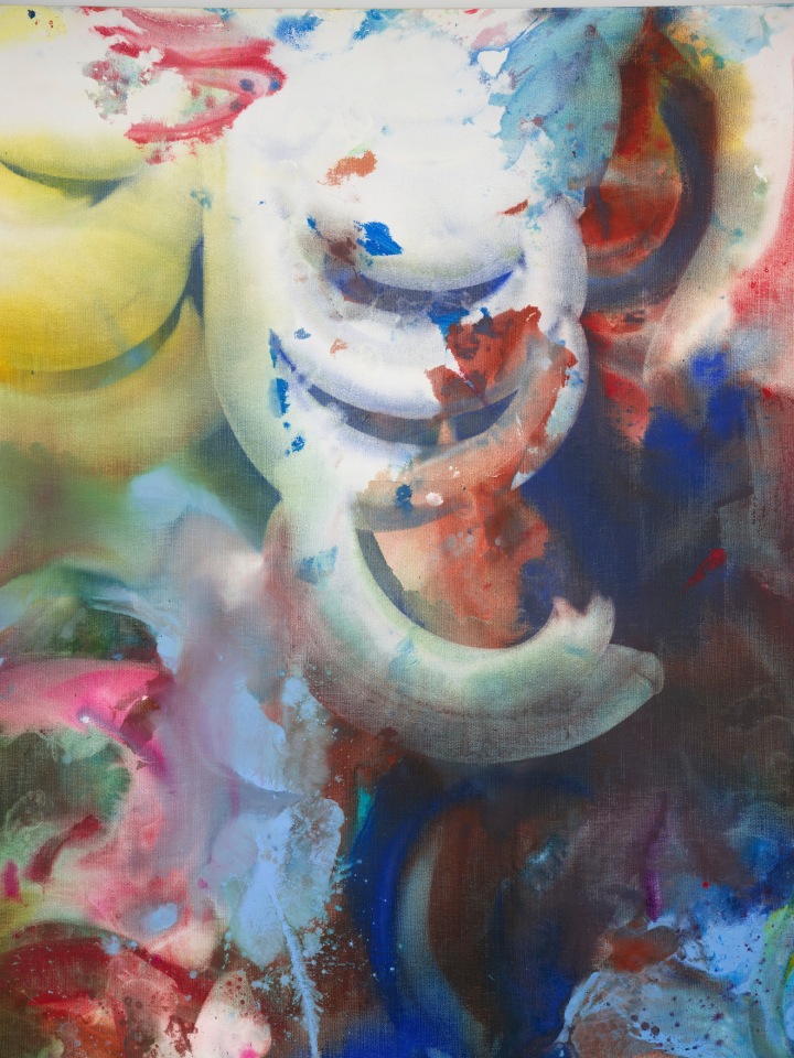 Mary Weatherford, Light Falling Like a Broken Chain; Paradise, 2021