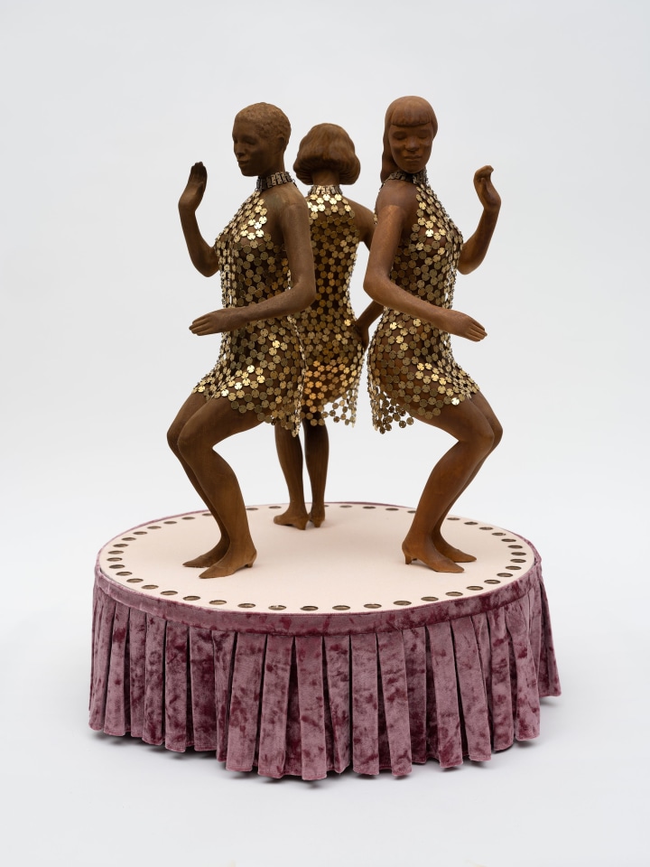 Derek Fordjour, Oscillating Triad, 2025