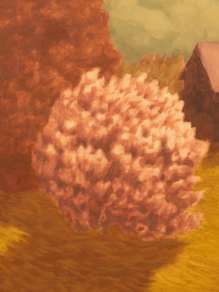 Jared Buckhiester, The Front of the House Painted from Memory, 2025