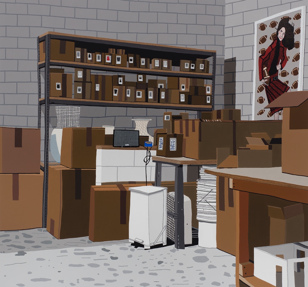 Jonas Wood Shio&#039;s Studio on Blackwelder, 2017