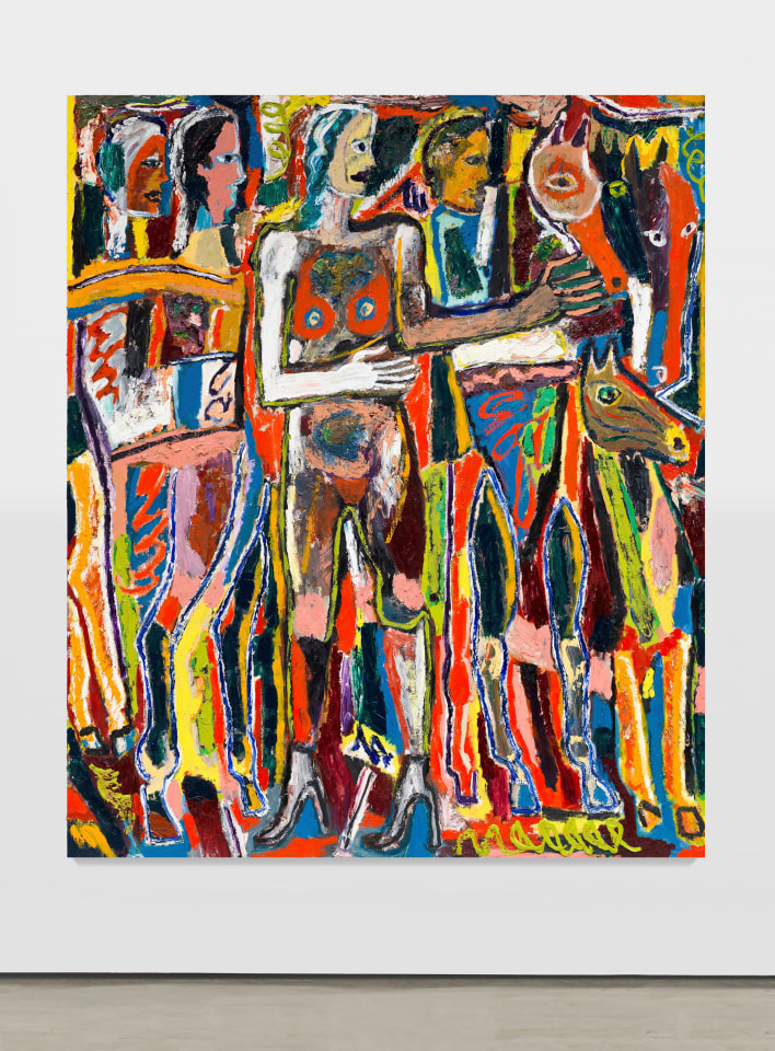 Ruby Neri Untitled (People with Horses), 2010