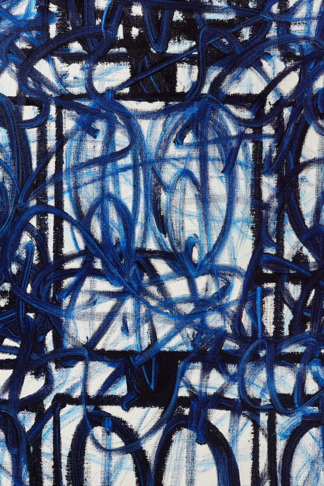 Rashid Johnson, Bruise Painting &quot;Honeysuckle Rose&quot;, 2021