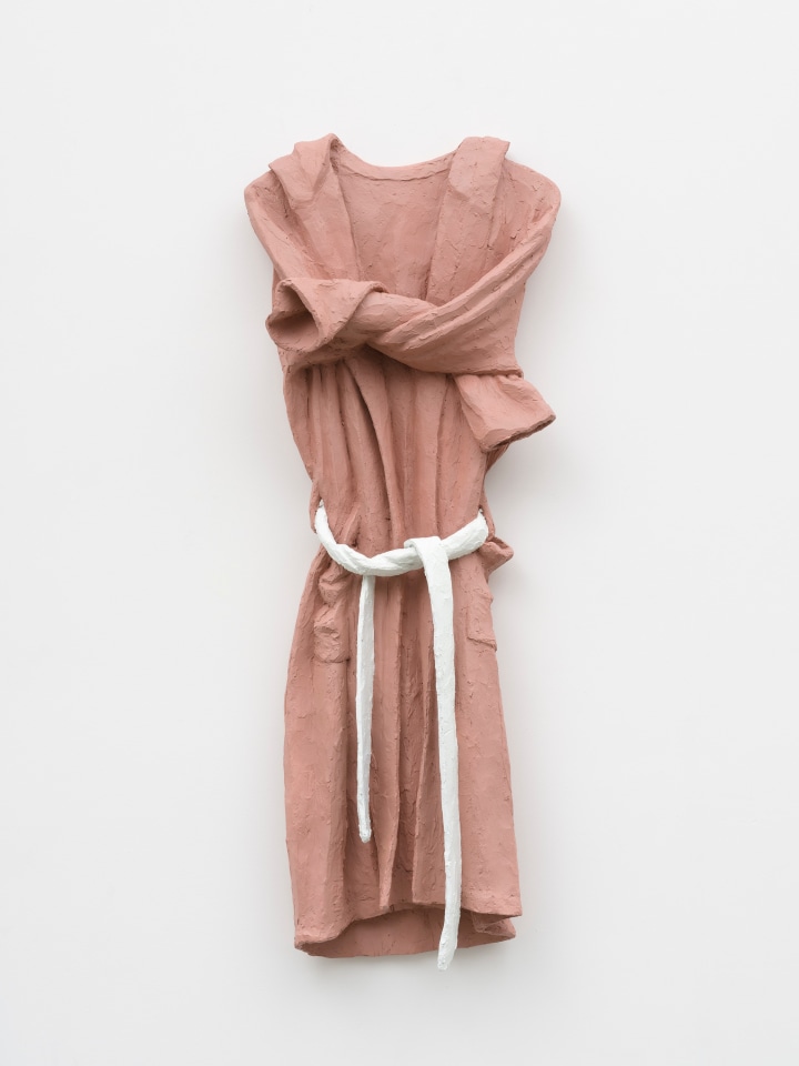 Valentin Carron, The Bathrobe (yellowish and cold), 2020