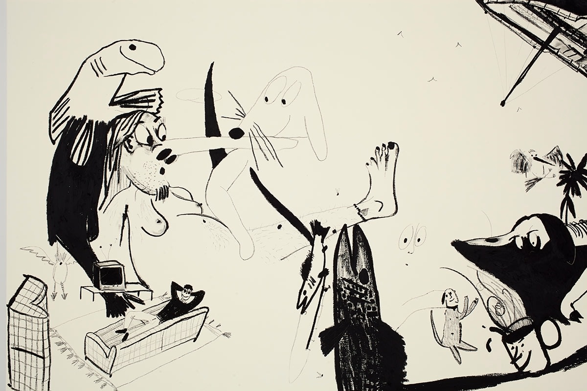 Calvin Marcus Automatic Drawing #16, 2015