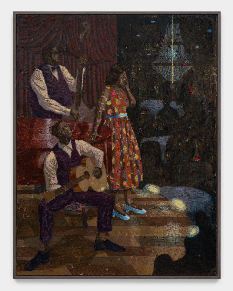 Derek Fordjour, The Late Set, 2025