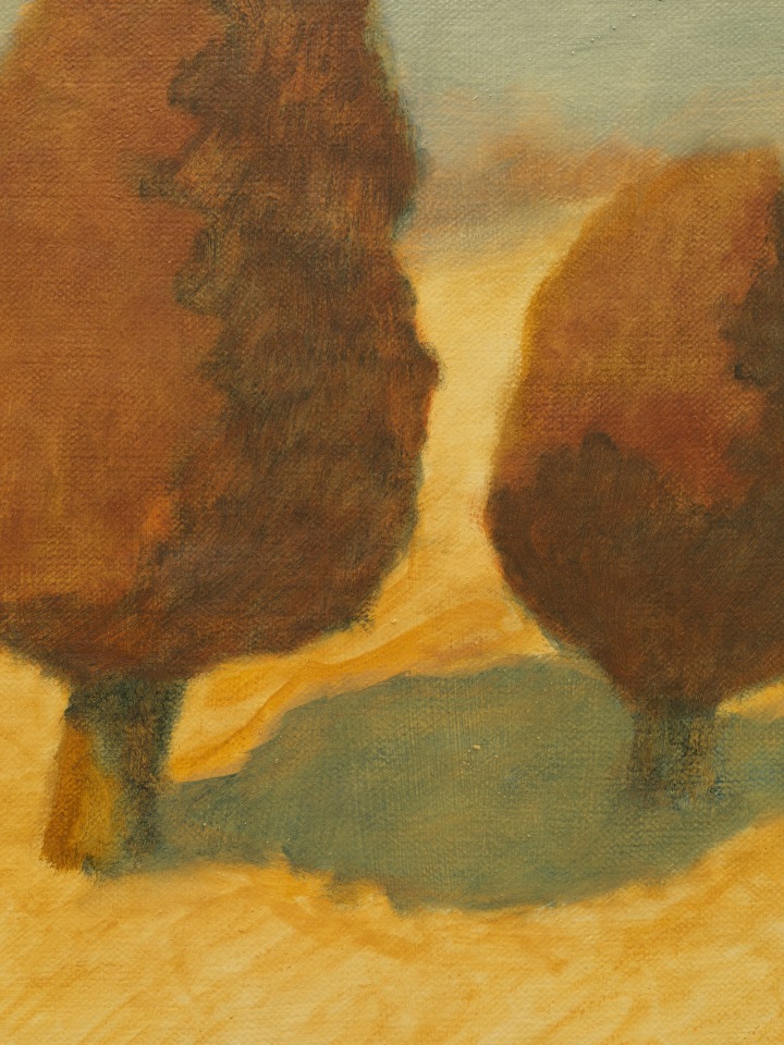 Jared Buckhiester, Two trees, 2024