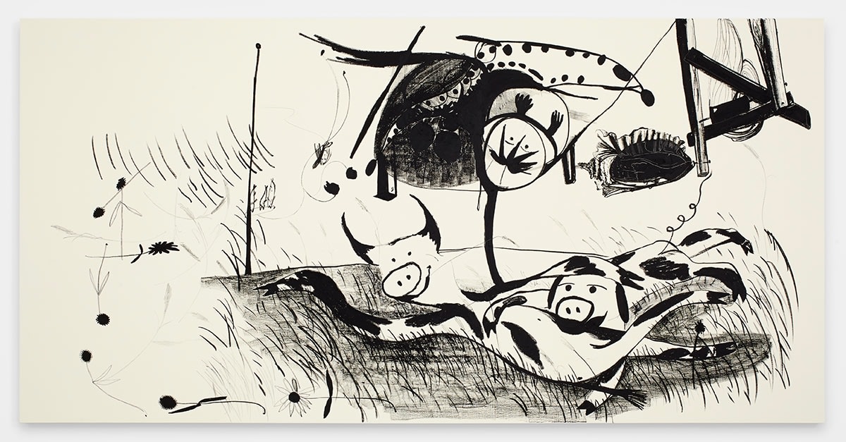 Calvin Marcus Automatic Drawing #18, 2015