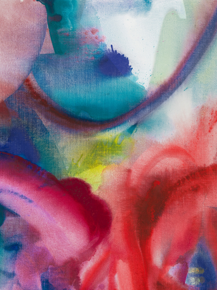 Mary Weatherford, Trip to the Moon, 2021