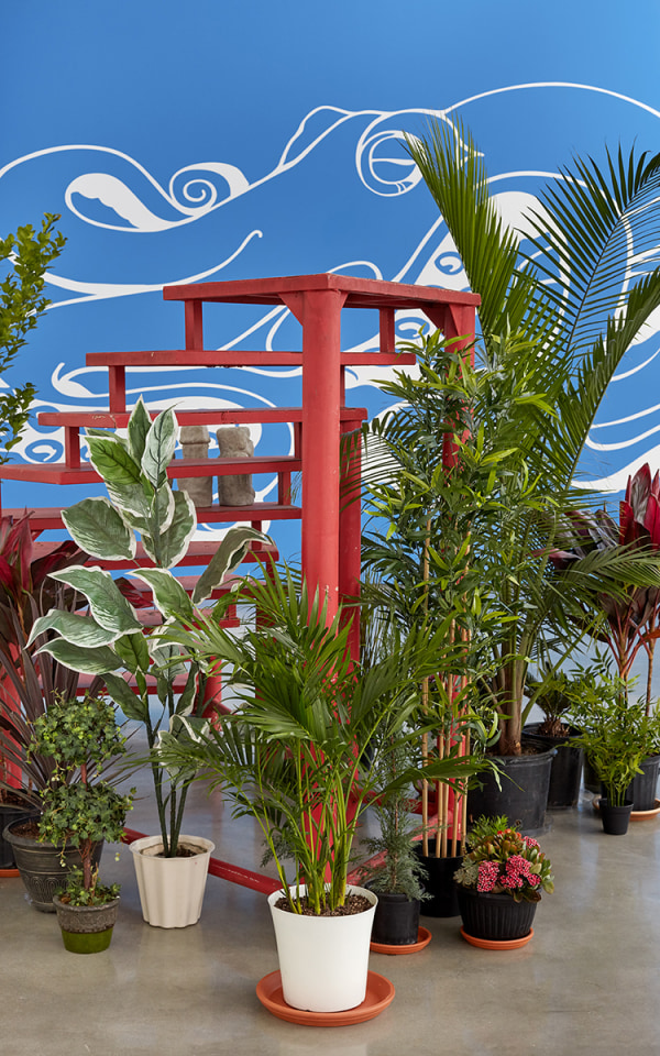 John Armleder Channel, (Furniture Sculpture),&nbsp;2017