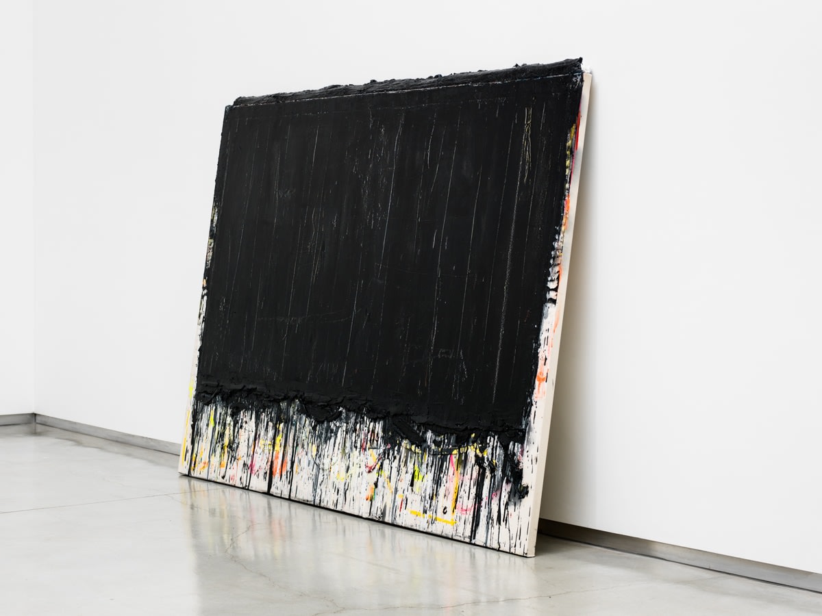 Andrew Dadson Black Lean Painting, 2013