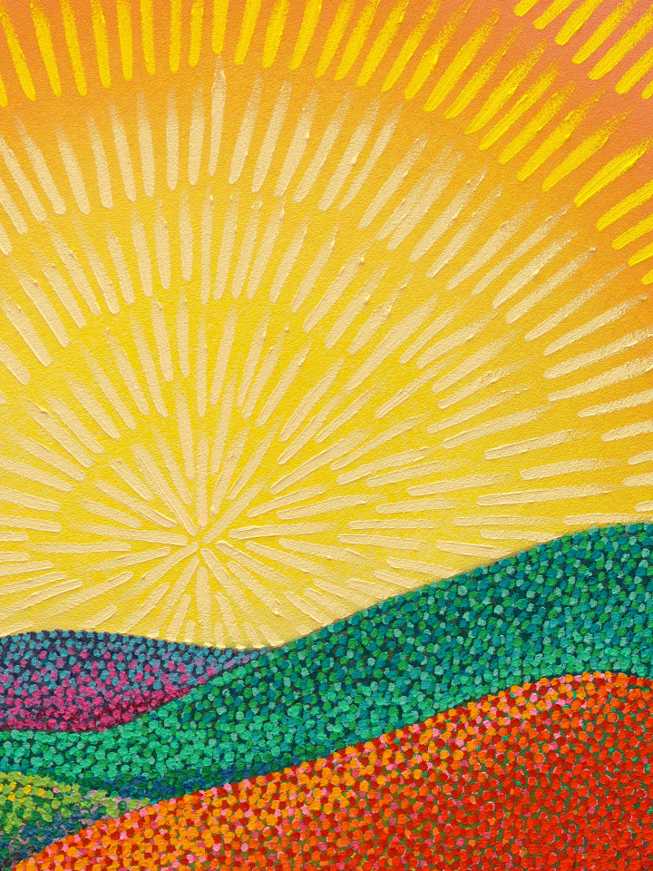 Jennifer Guidi, As I stood on the shoreline of my soul, the sun spoke to me in color and the water sang my name, 2025