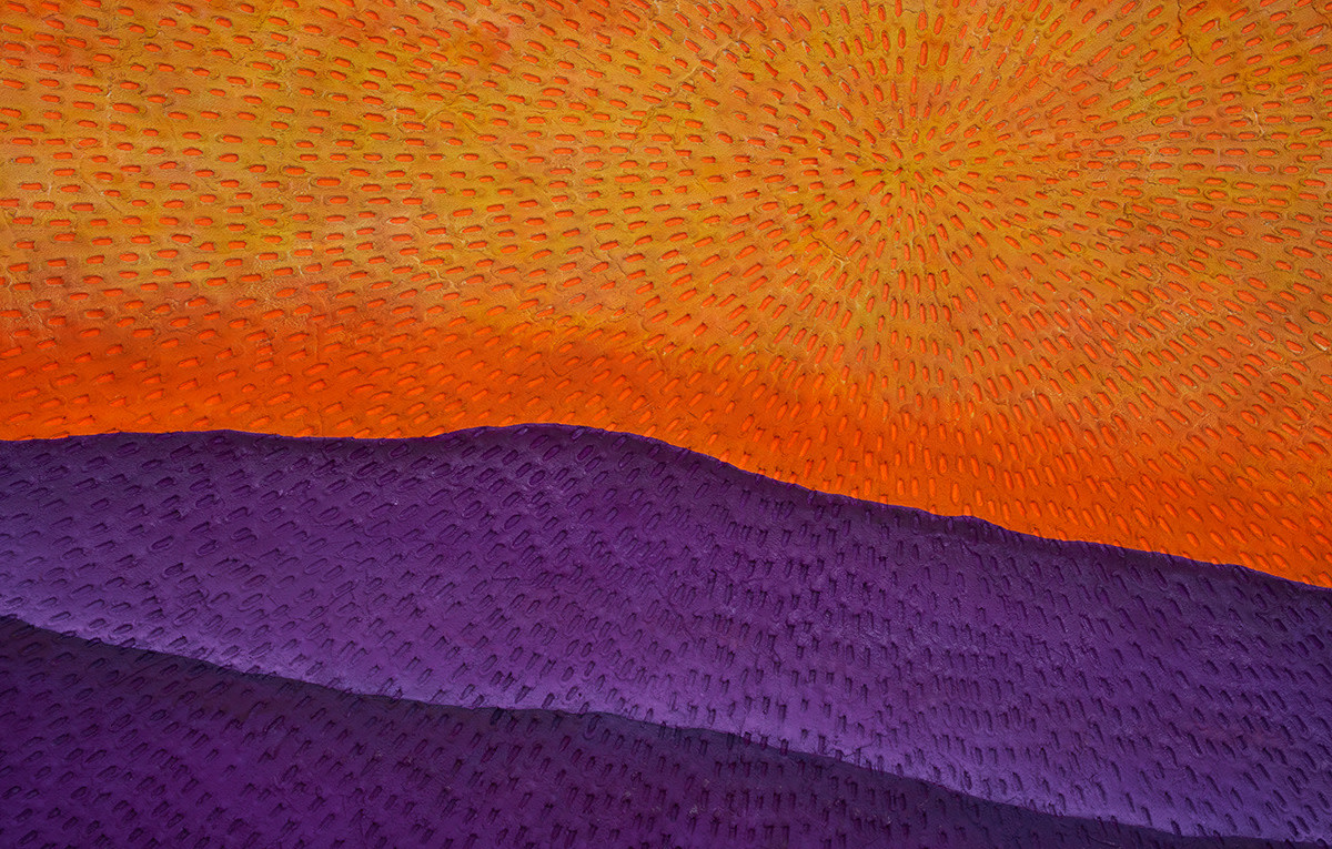 Jennifer Guidi As I Drove You Stretched (Painted Sand SF #1P, Orange Sky),&nbsp;2017