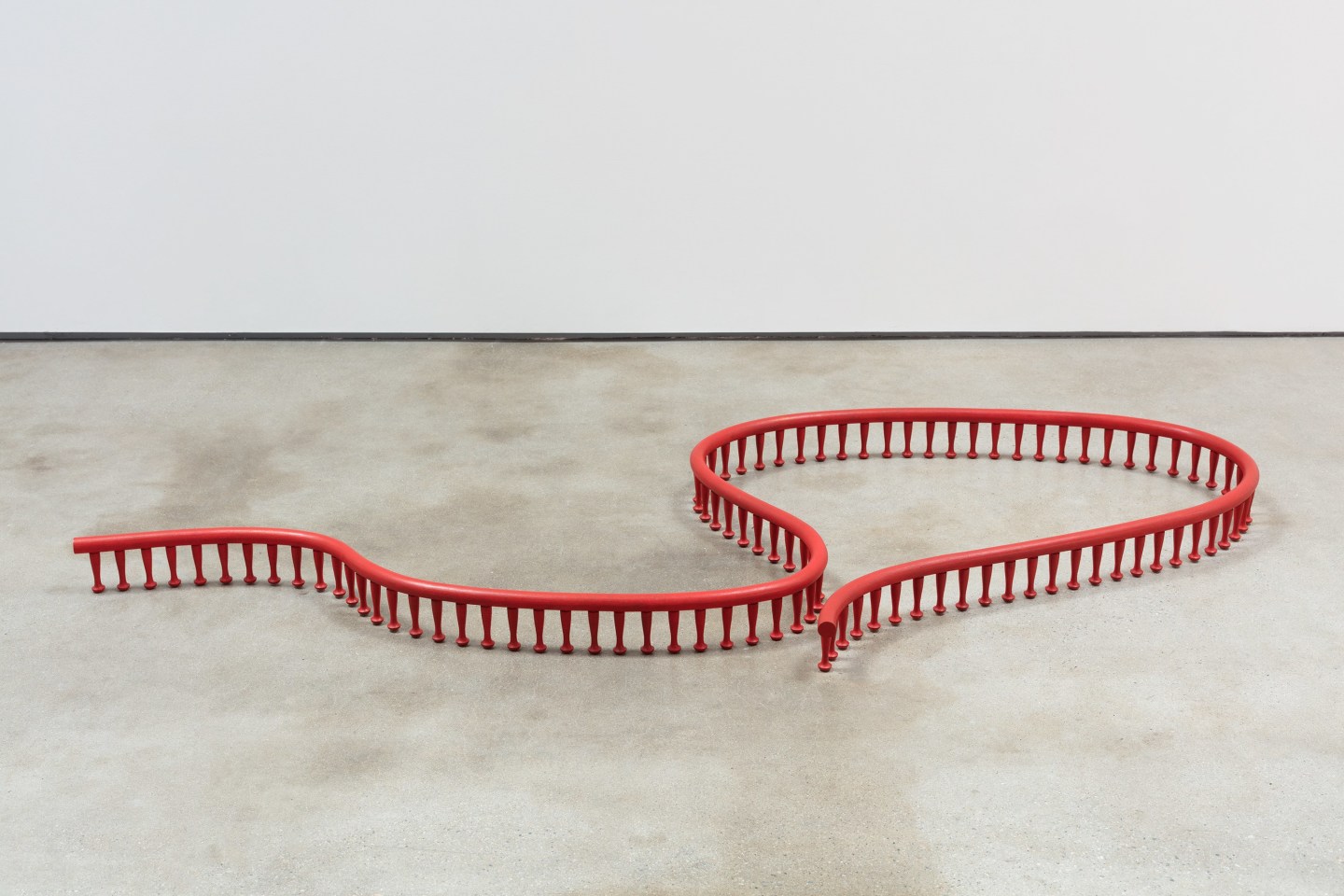 Ricky Swallow Floor Sculpture with Pegs #1, 2018