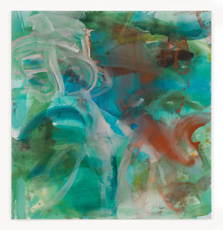 Mary Weatherford, Through the Trees, 2021