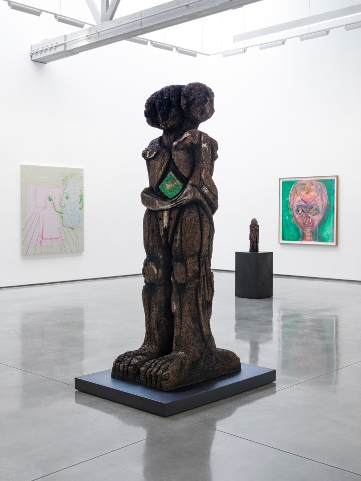 Huma Bhabha and Michael Williams