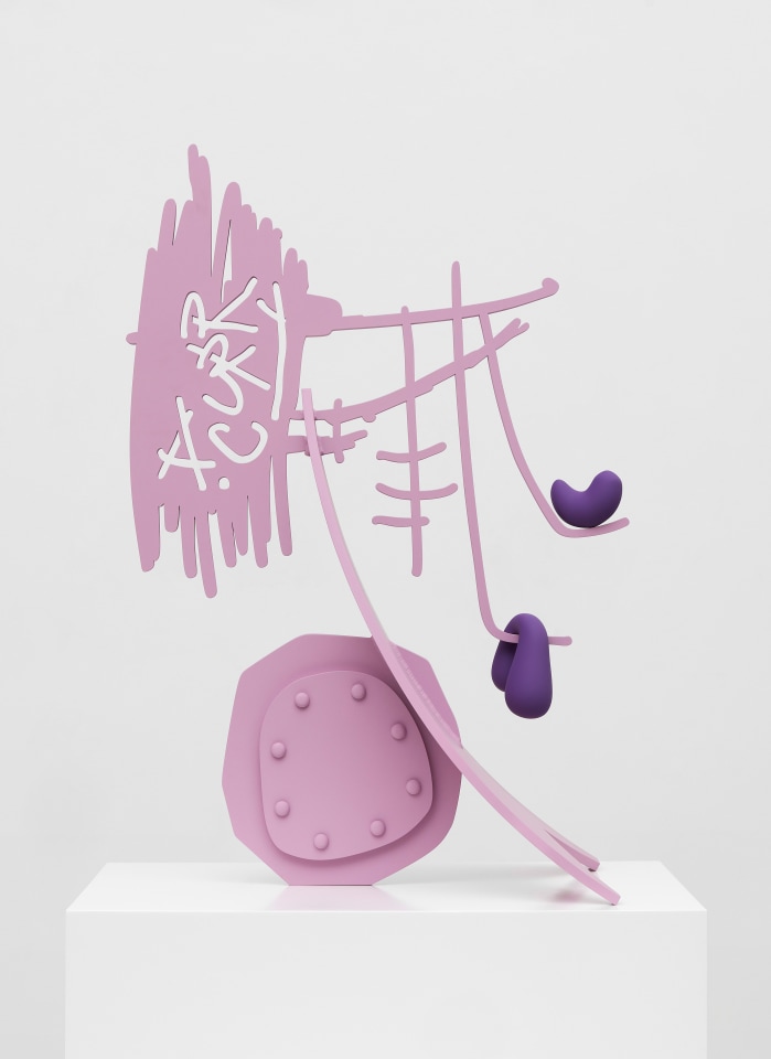 Aaron Curry, Purple Painting, 2022