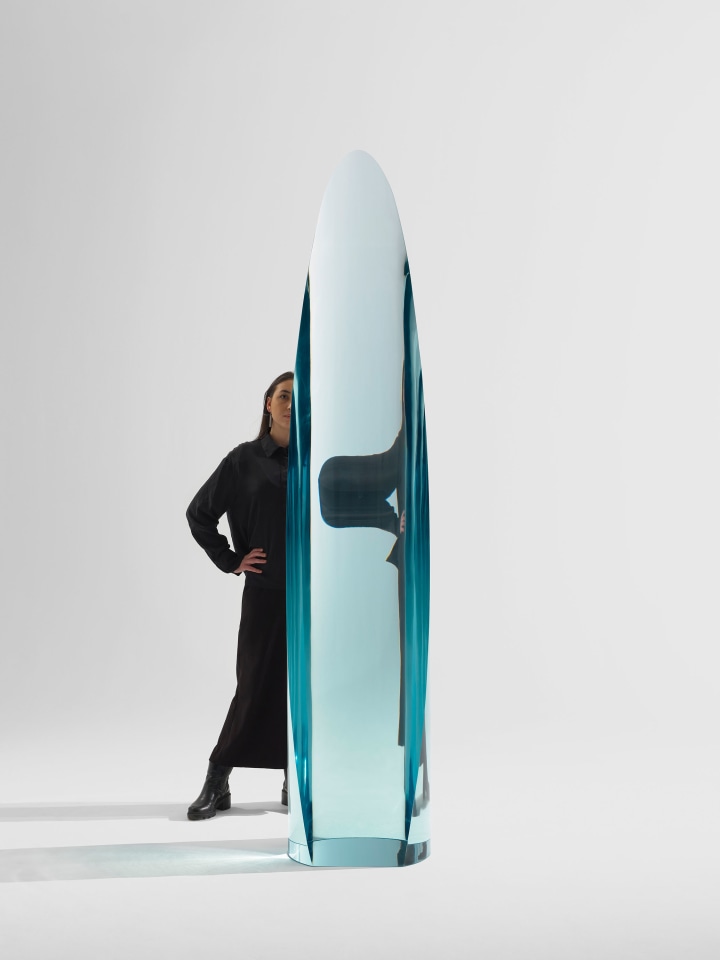 Fred Eversley, Untitled (cylindrical lens), 2023