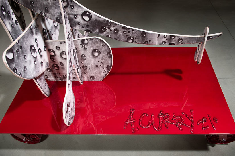 Aaron Curry The Monad Has Wheels (Wooden Knight), 2010