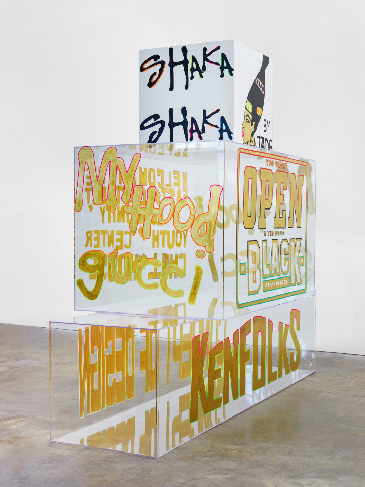 Lauren Halsey, my hood gucci (nubian), 2022