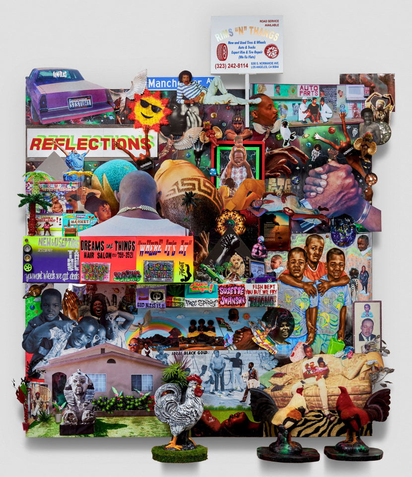 Lauren Halsey, portal hoppin hood poppin, 2023