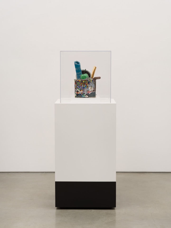 Kahlil Robert Irving, SKYTUBE &amp;amp; Silver Chalice \ Concrete tears embedded jewels (take me as I am) PIPE, 2023&ndash;2024