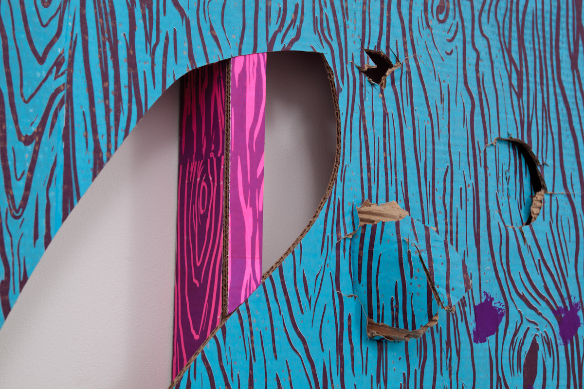 Aaron Curry Blue Urd, 2011 (detail)