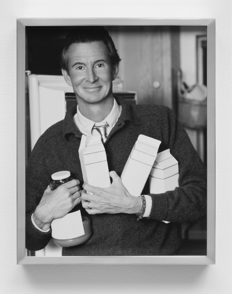 Elad Lassry Man (Juice, Milk Cartons), 2012