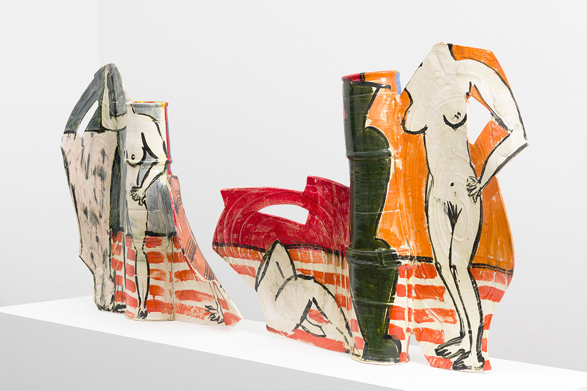 Betty Woodman, Roman Girls, 2008 (detail)