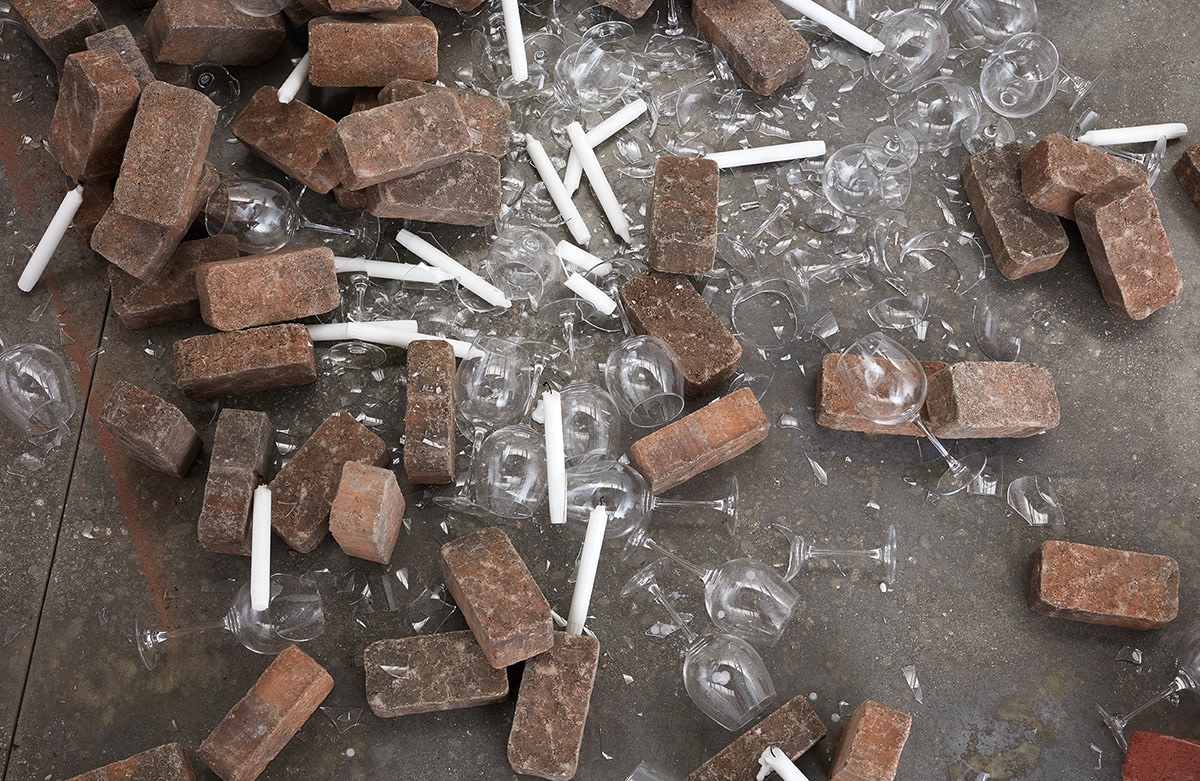 John Armleder West Jasmine, 2017