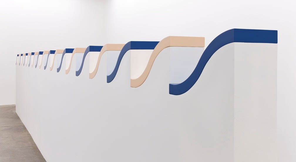 Elad Lassry Untitled (Wall, Los Angeles Blue and Nude), 2012