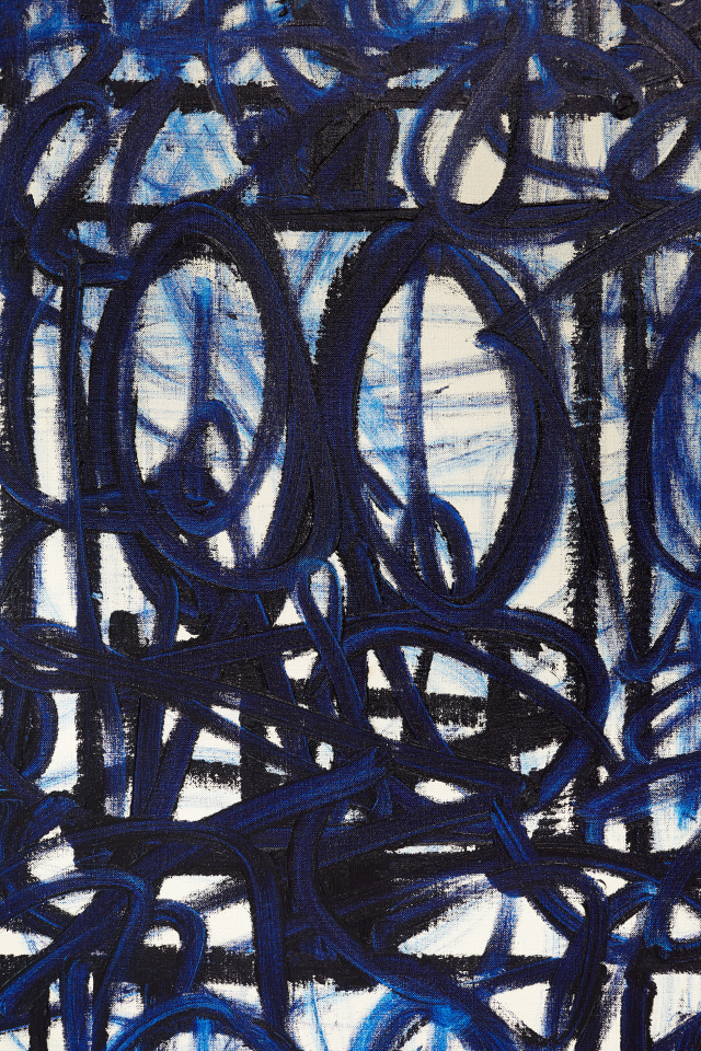 Rashid Johnson, Bruise Painting &quot;Pennies from Heaven&quot;, 2021