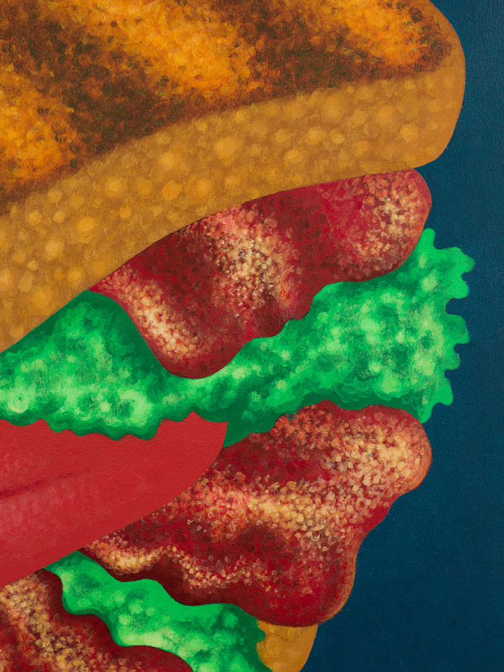 Peter Saul Singing Sandwich, 2014