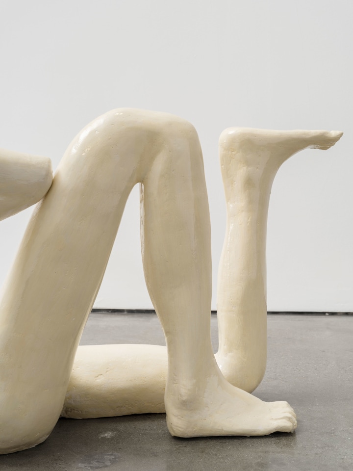 Ohad Meromi, Reclining Youth, 2025