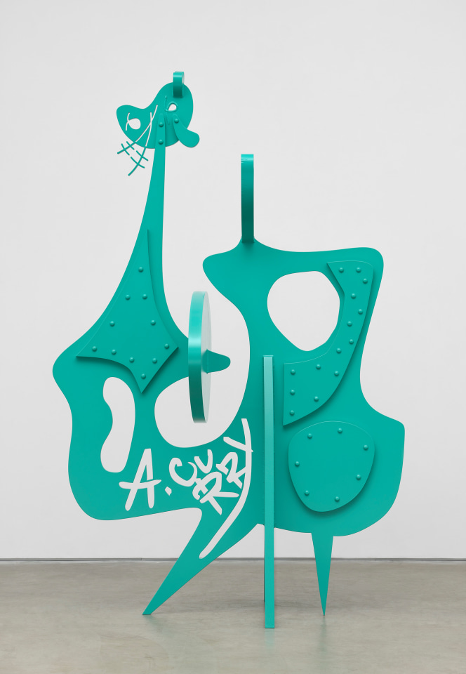 Aaron Curry, Blue Thing (Seated Figure), 2022