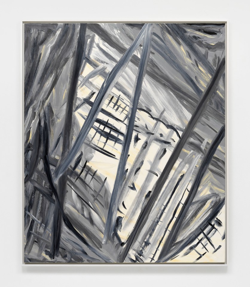 Martha Diamond, Grey Cityscape, 1990