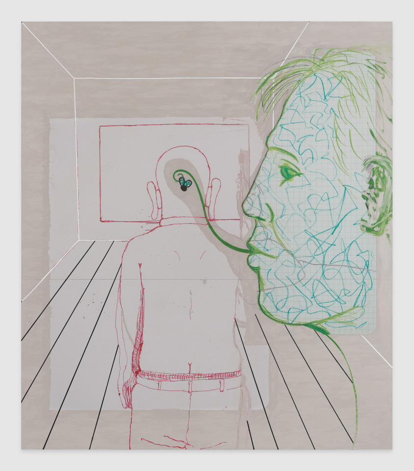 Michael Williams, Interior with Figures, 2022