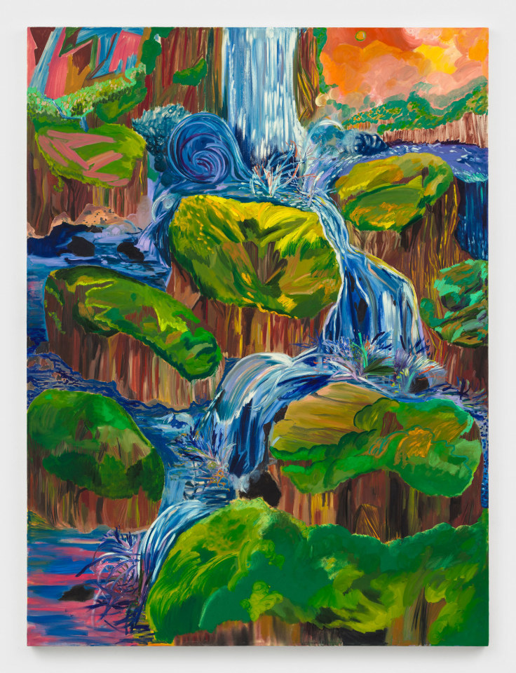 Shara Hughes, Tumble, 2023