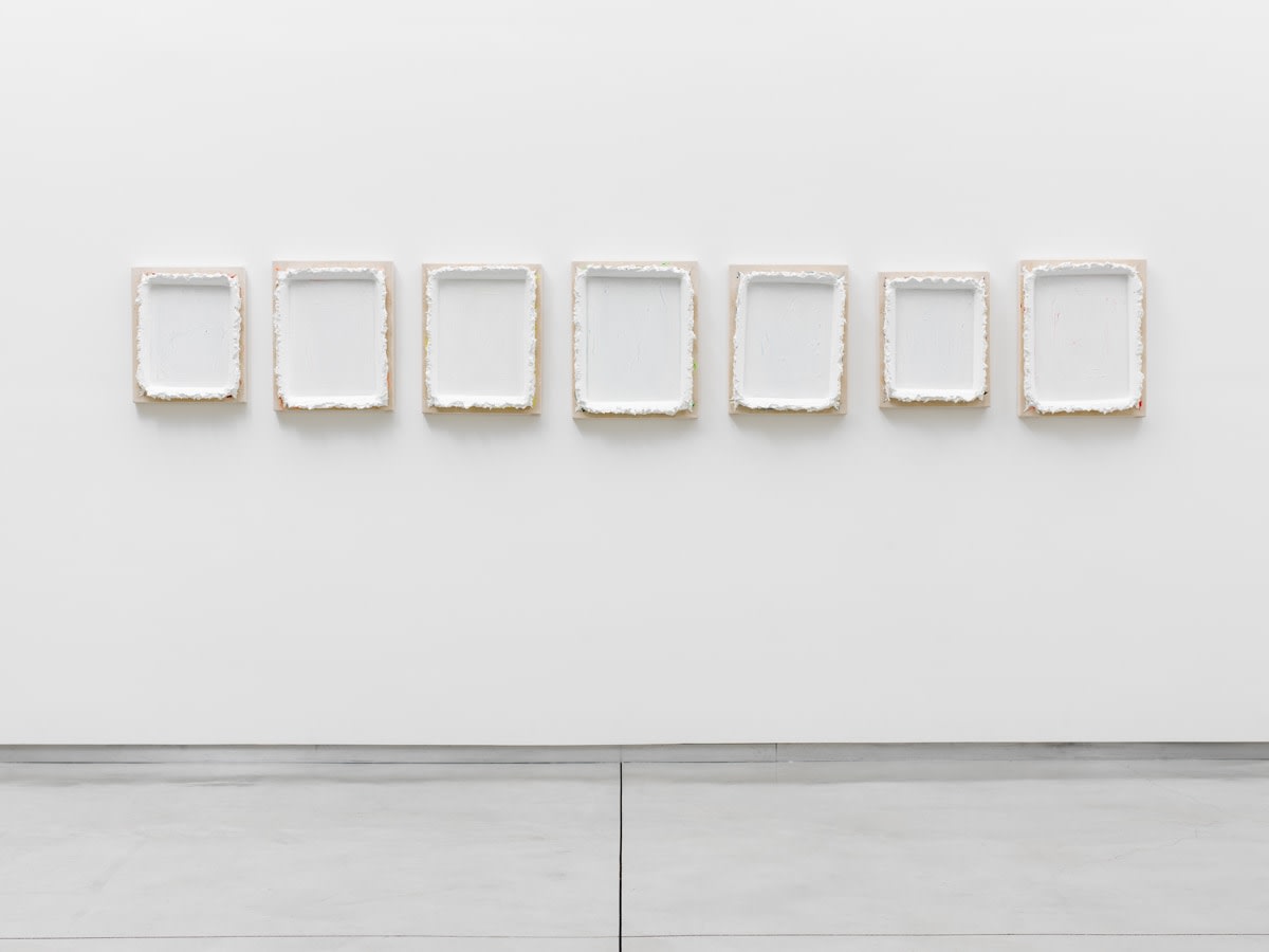 Andrew Dadson Untitled &ldquo;White/Red/Orange/Yellow/Green/Blue/Purple/Pink Re-stretched&rdquo;, 2013