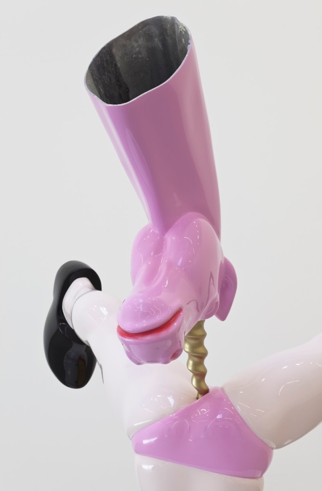 Richard Jackson Upside Down Girl with Unicorn Head, 2011