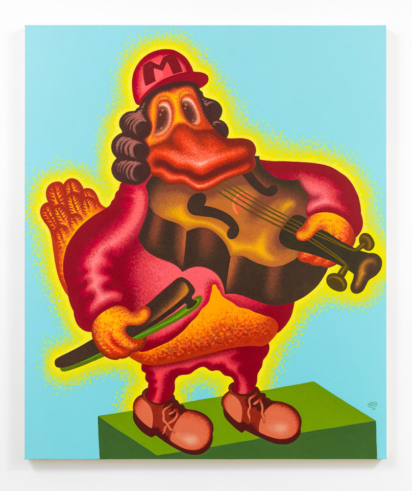 Peter Saul Mozart Duck, 2014