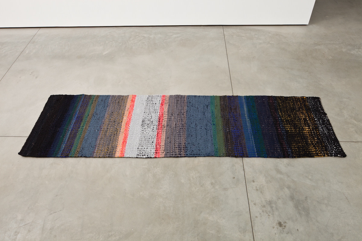 Heather Cook Double Faced Broken 3/1 Twill Rag Rug (3 EPI), 2011