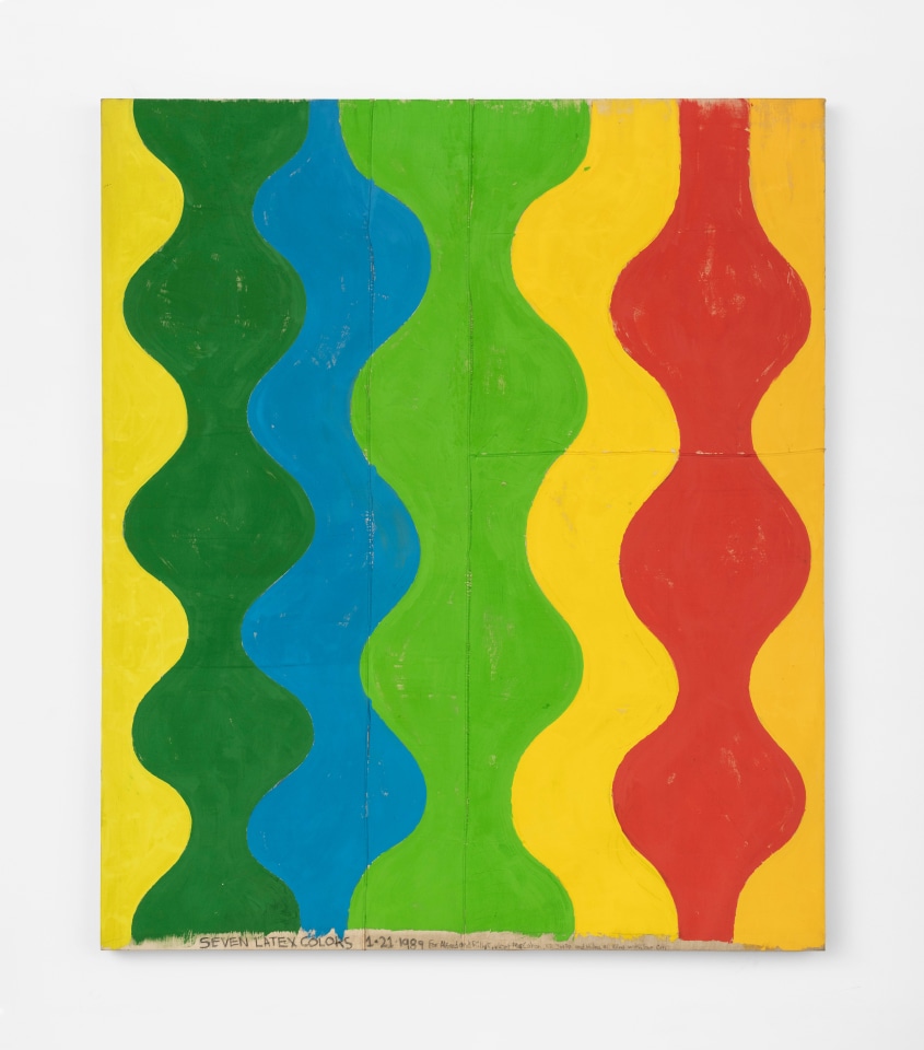 Chris Martin, Seven latex colors, 1989