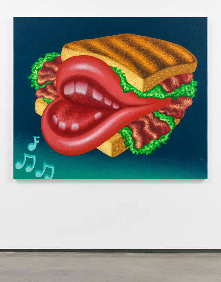 Peter Saul Singing Sandwich, 2014