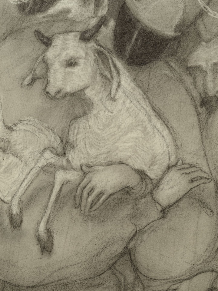 Jared Buckhiester, Few sheepherders are horsemen II, 2023