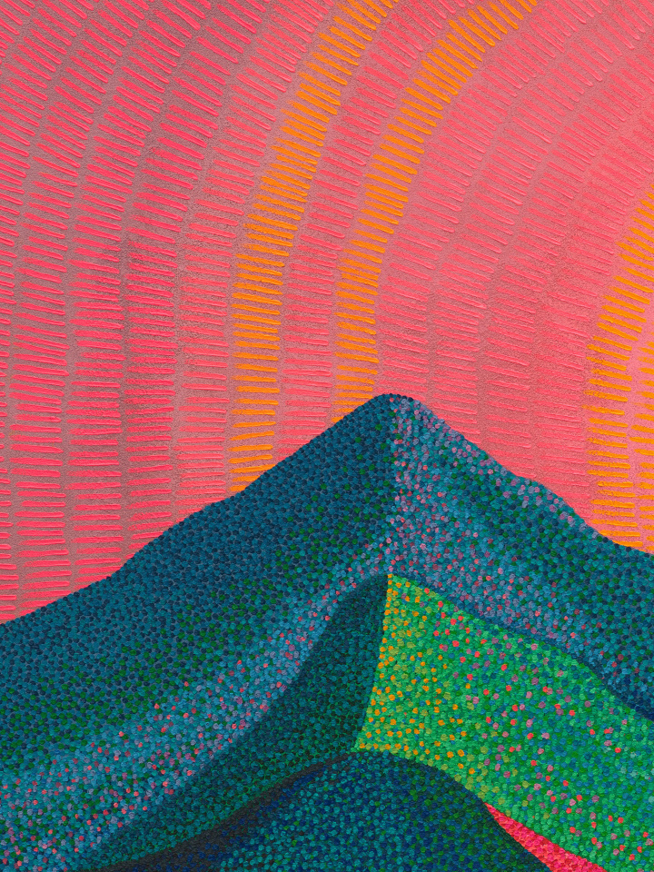 Jennifer Guidi, We play together on your hills and peaks&mdash;one energy united, traversing the biome of your soul, deep into the center where we find only love, 2025