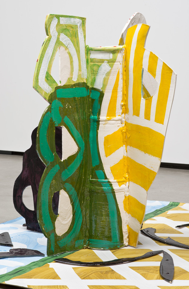 Betty Woodman Aztec Vase and Carpet # 6 Easter, 2014