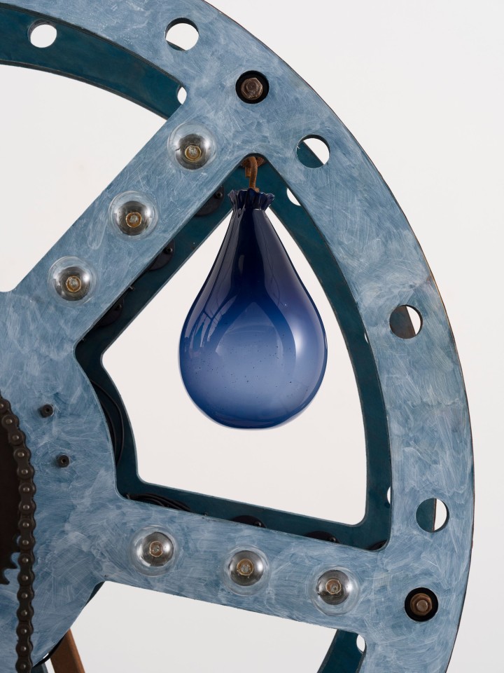 Derek Fordjour, Burden Cycle Study (White), 2019