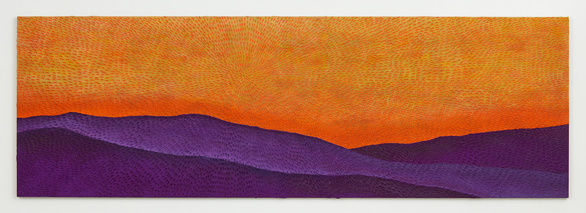Jennifer Guidi As I Drove You Stretched (Painted Sand SF #1P, Orange Sky), 2017