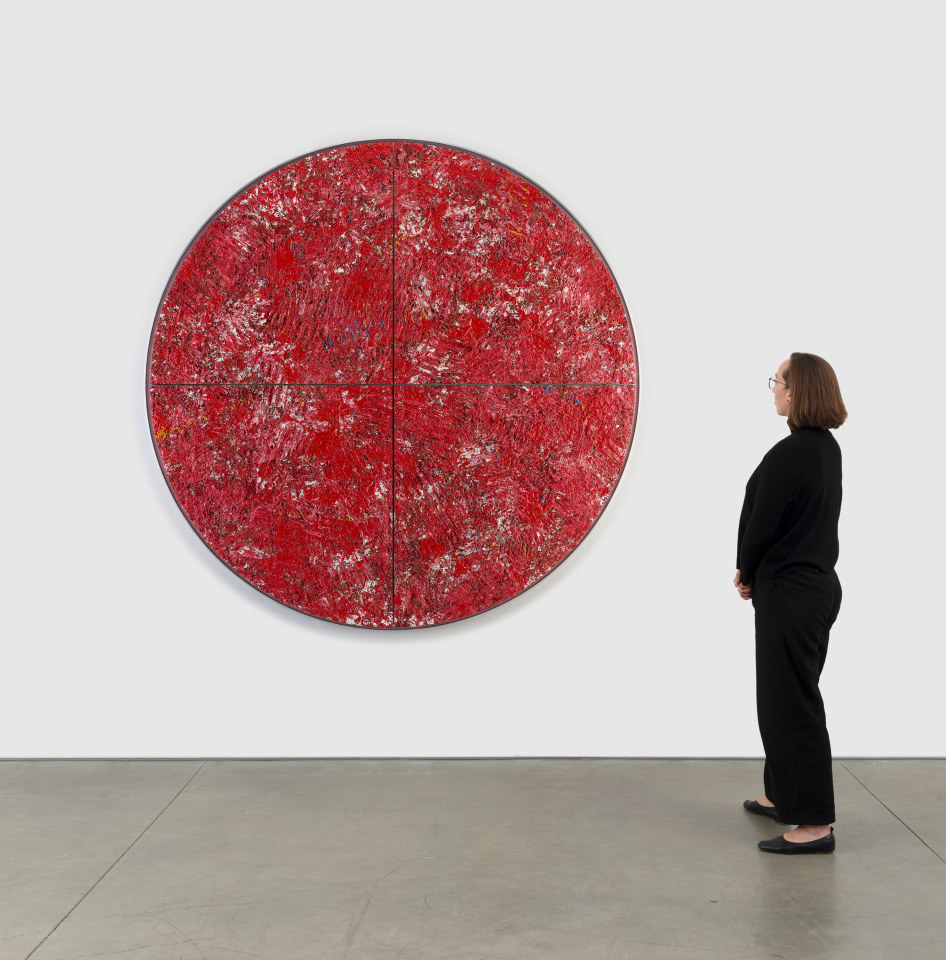 Sam Gilliam, Untitled (tondo), 2022